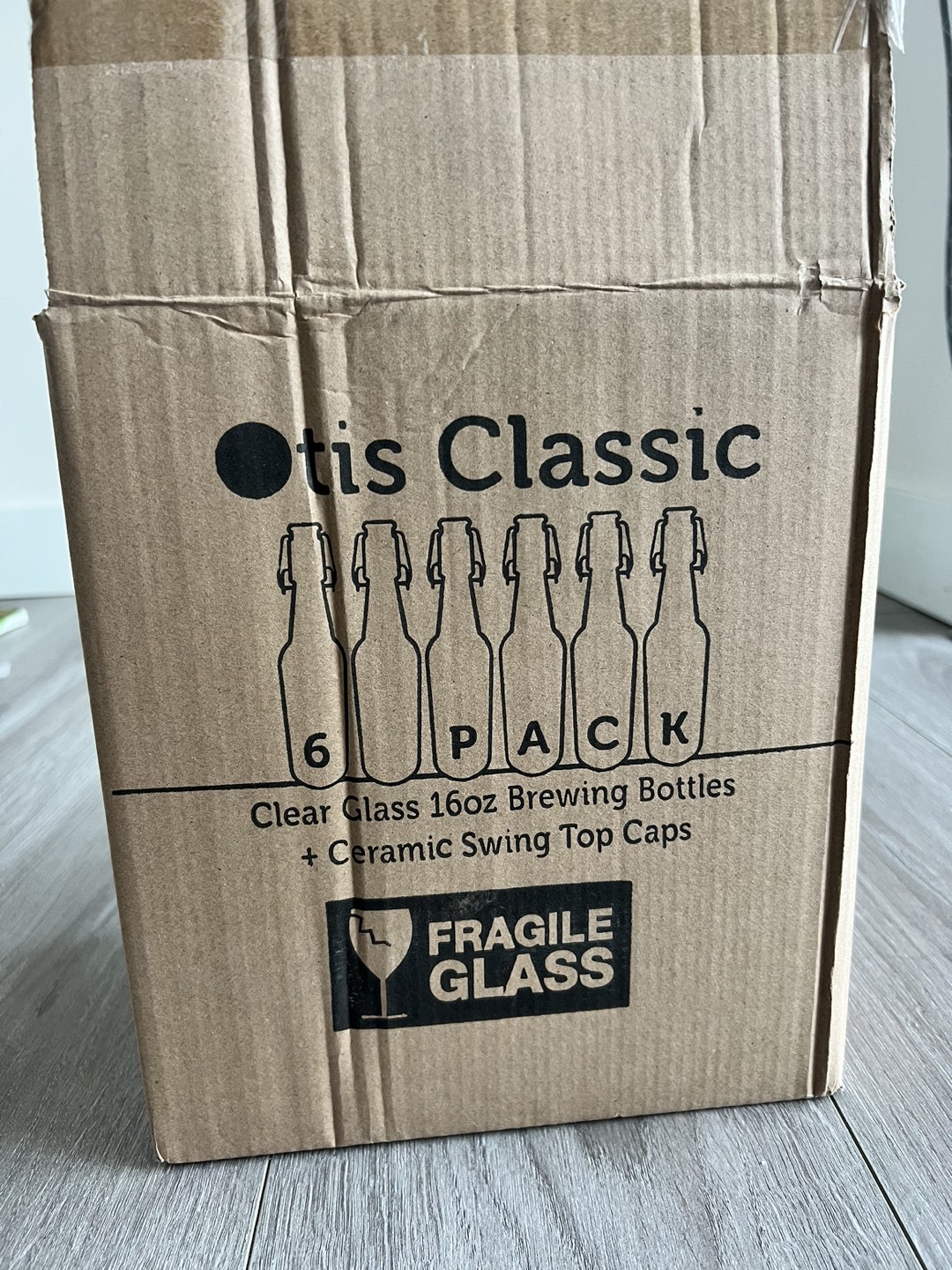6 x 16oz Glass Bottles with swing tops - photo 2