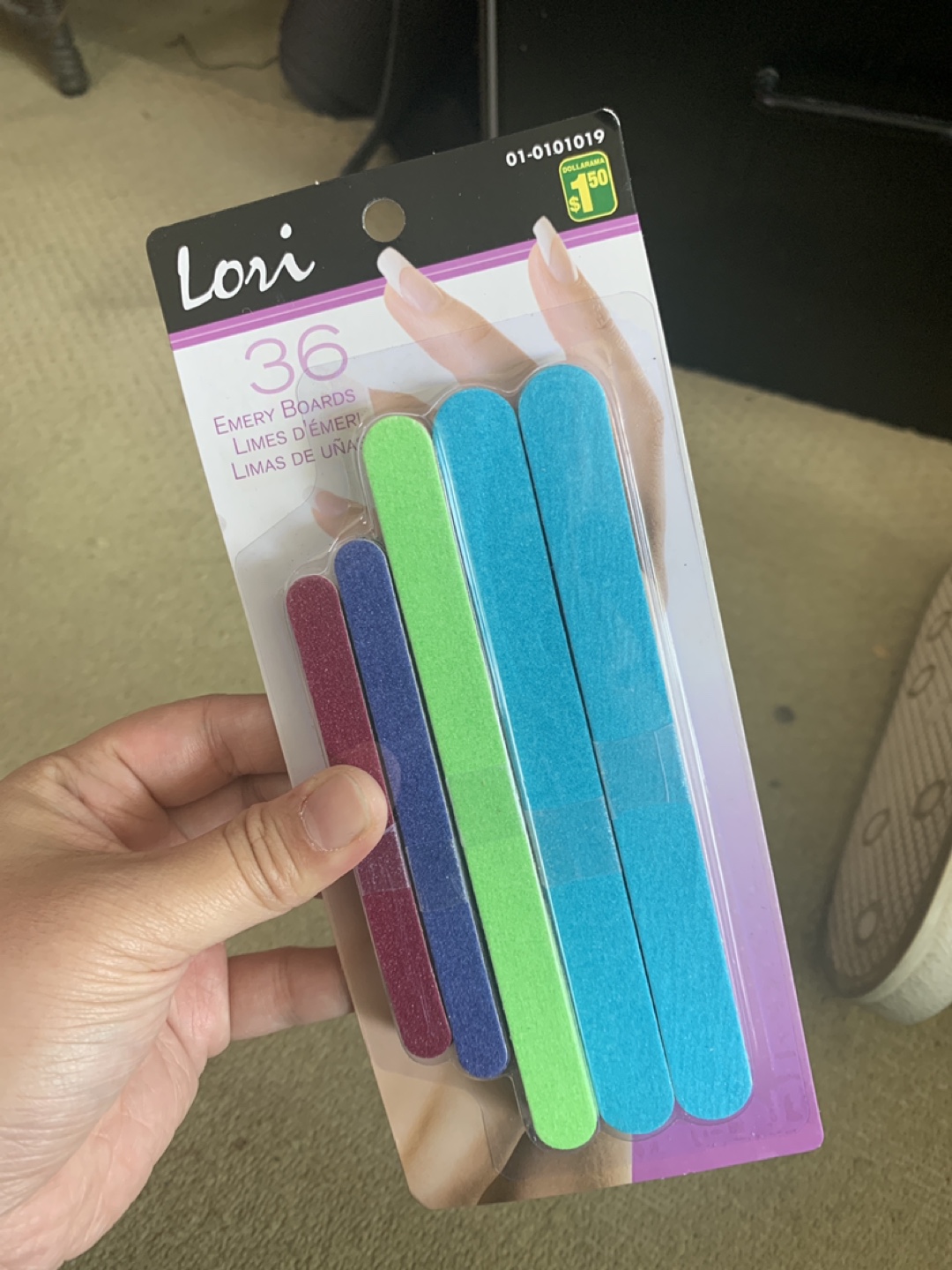 36pc nail file set