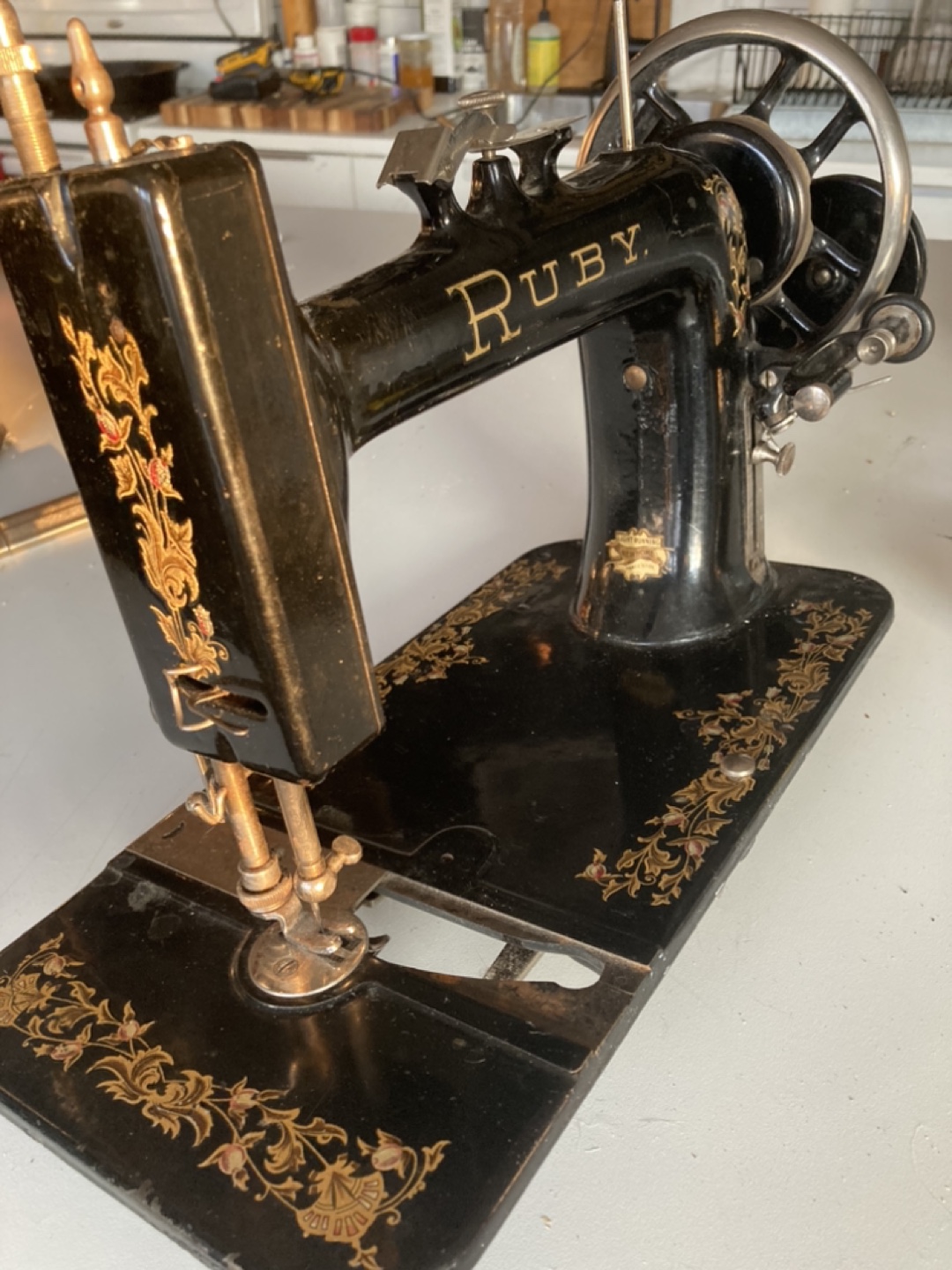 Vintage RUBY sewing machine