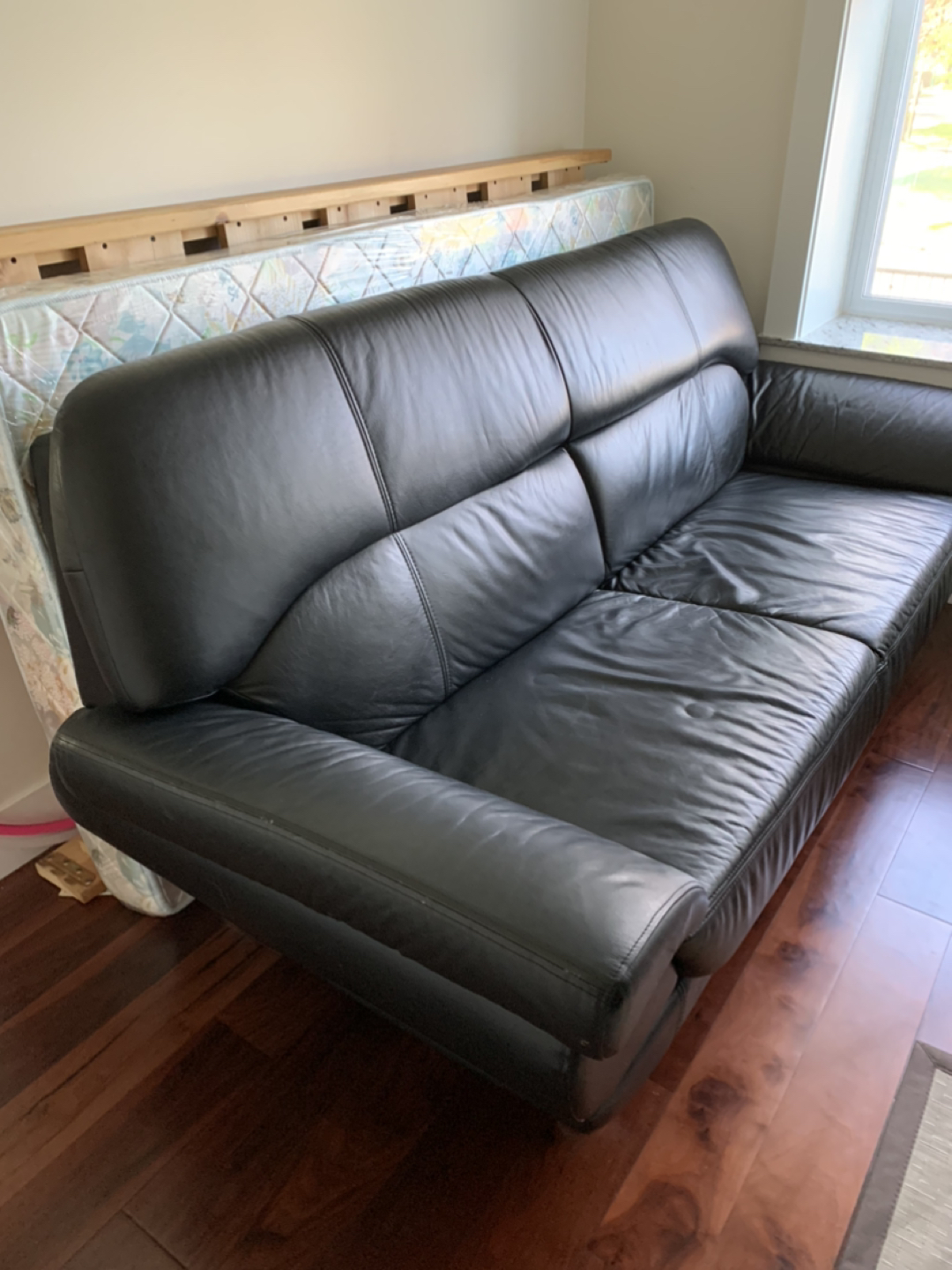Leather Seahorse Couch - photo 2