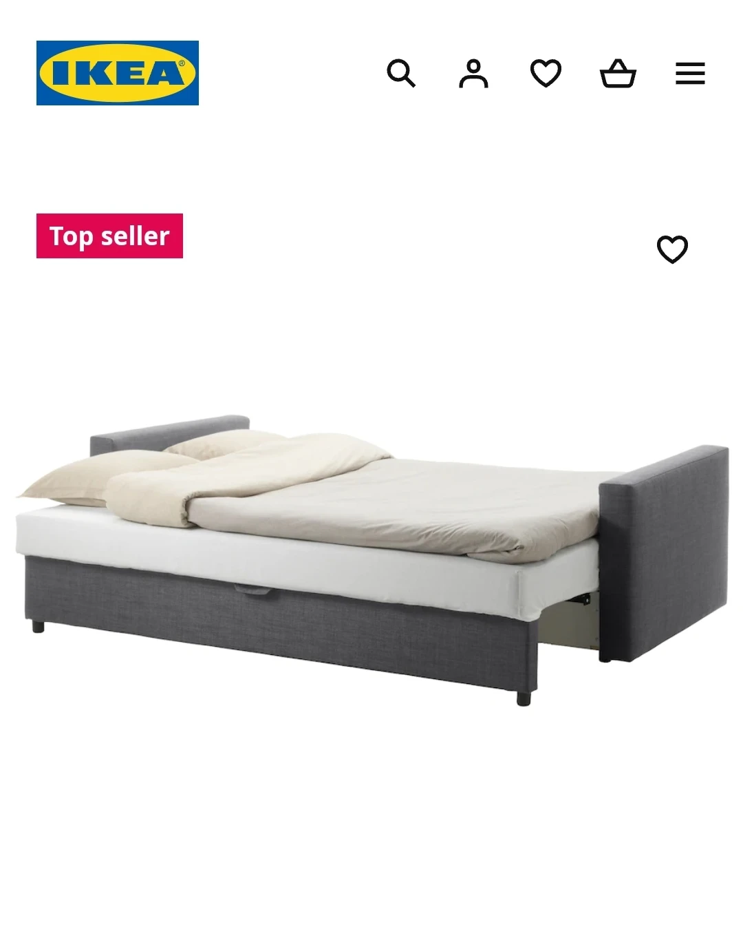 Sofa bed Ikea FRIHETEN - photo 4