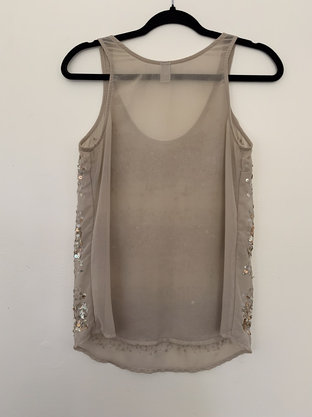 Old navy, sequence, size S, gold tones. - photo 2
