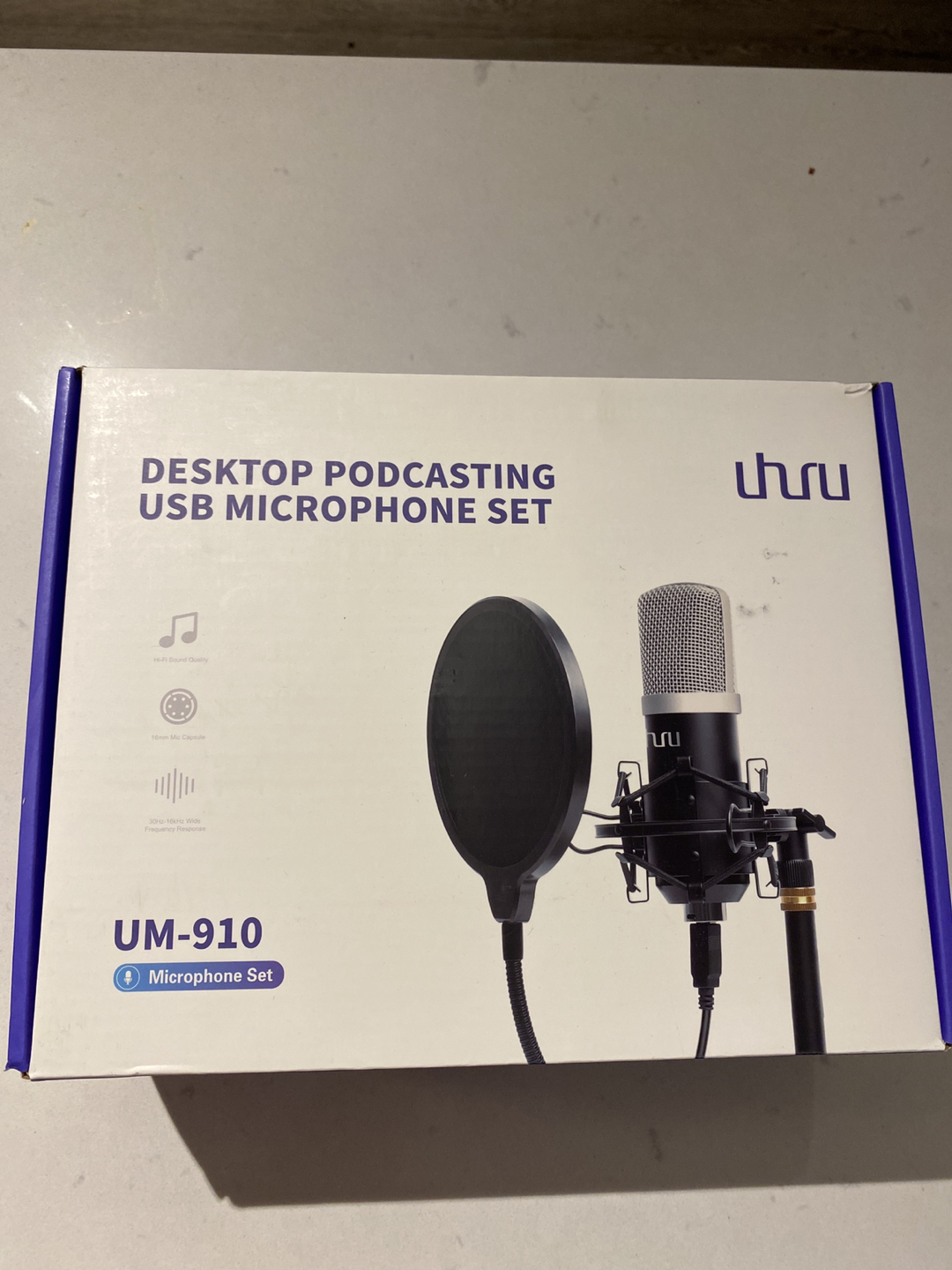 Unopened Uhuru Professional Podcast Microphone Kit