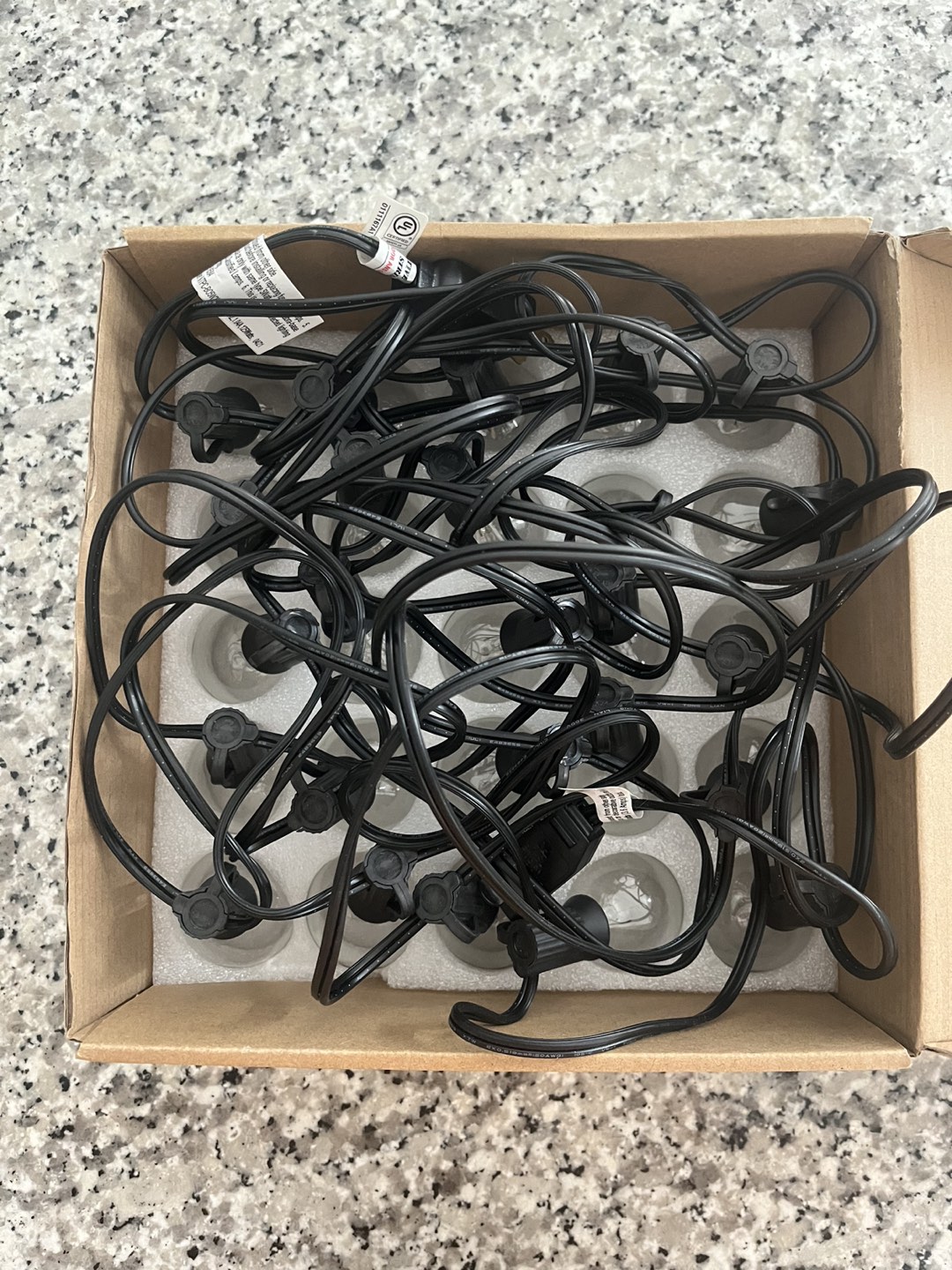Brand new in box patio lights!