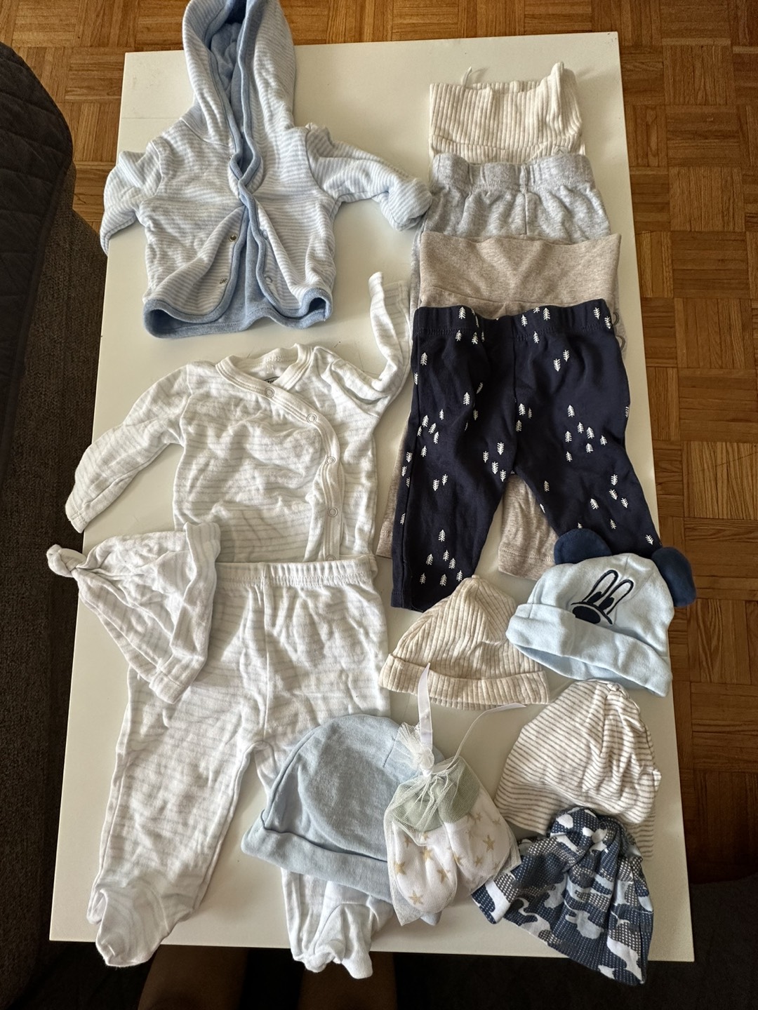 Baby boy clothes 0-3 months old - photo 3