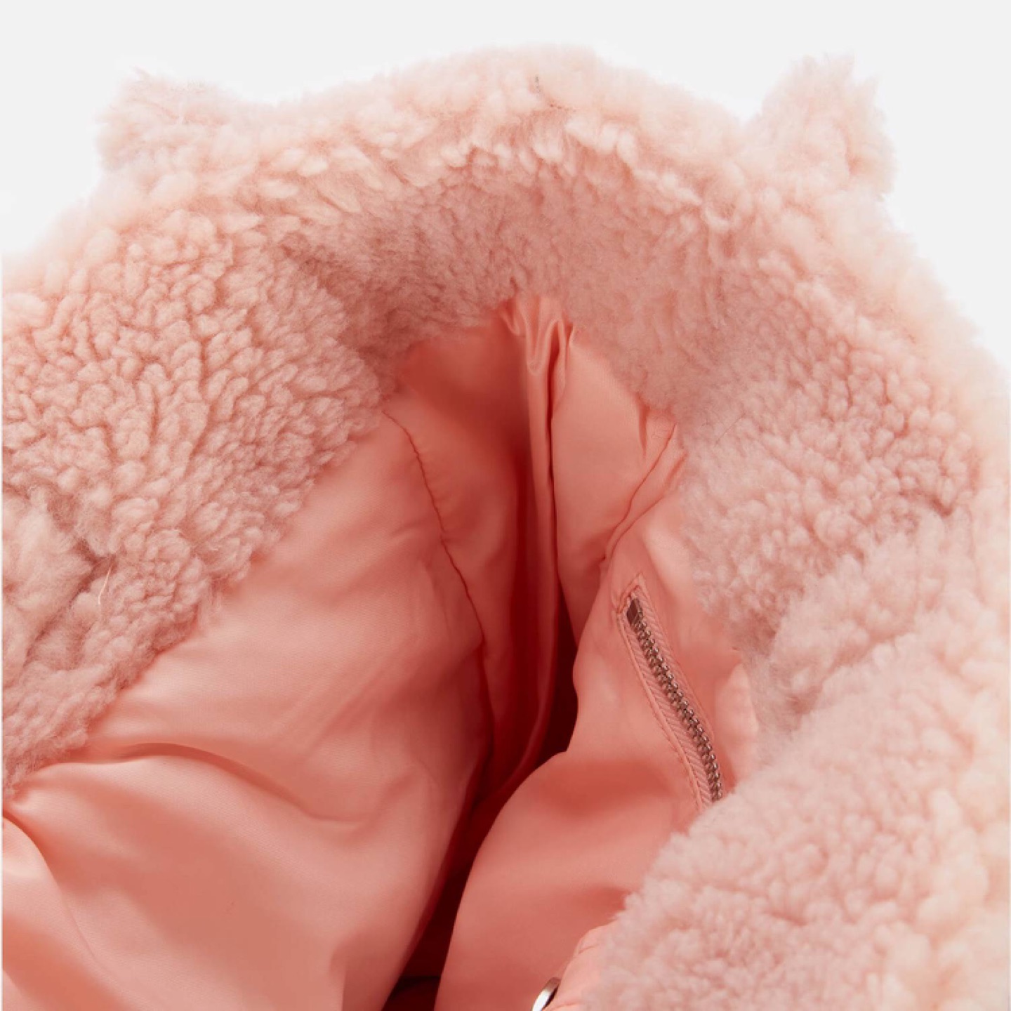 Stand Studio pink shearling tote - photo 3