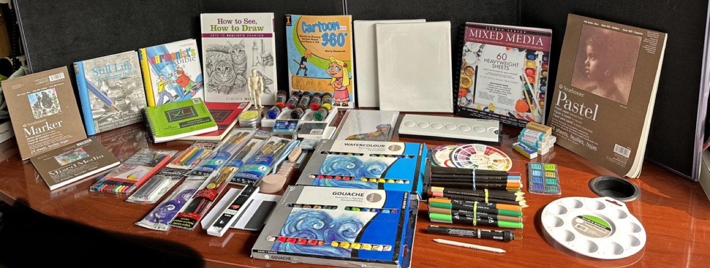 Art Supplies Lot