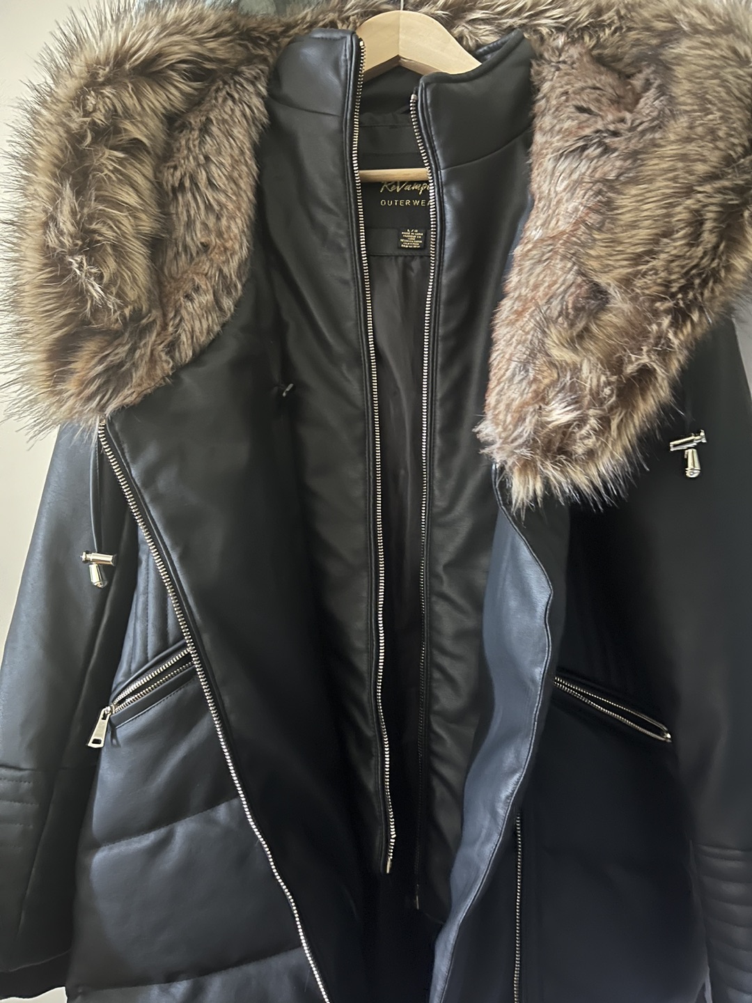 Women Leather Jacket Revamped Outerwear