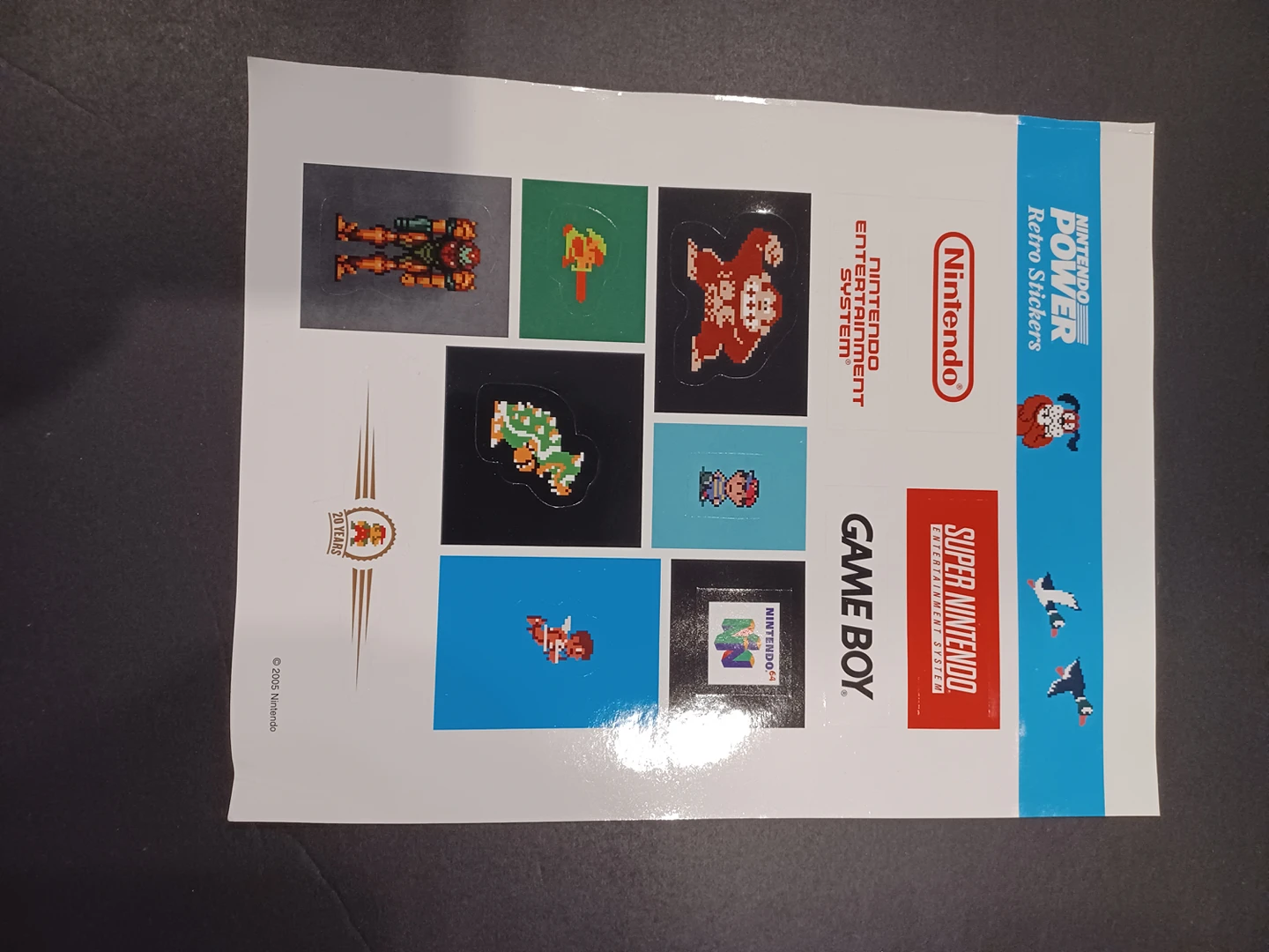 Retro Nintendo stickers