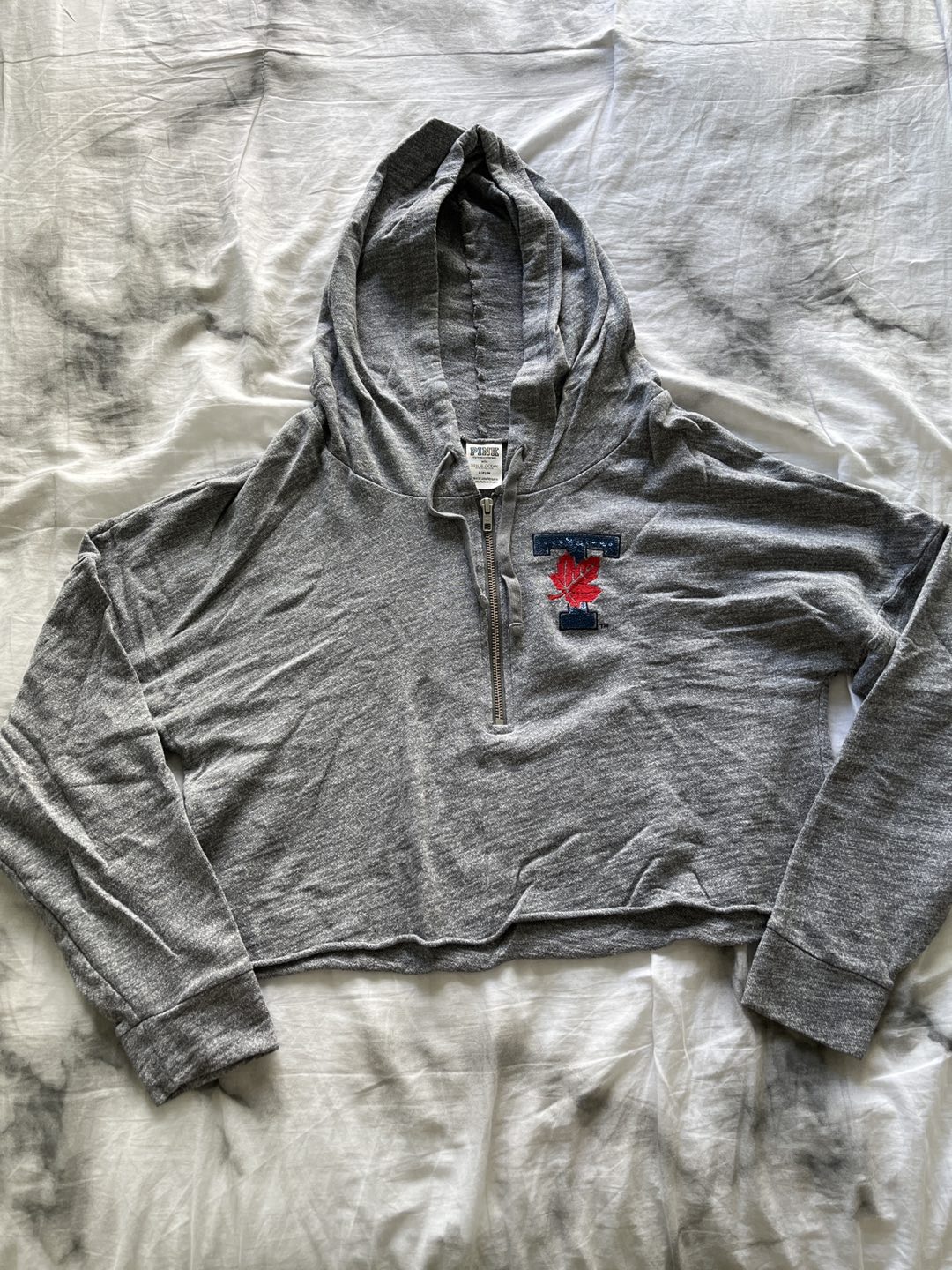 Limited Edition UofT PINK crop sweater thumbnail