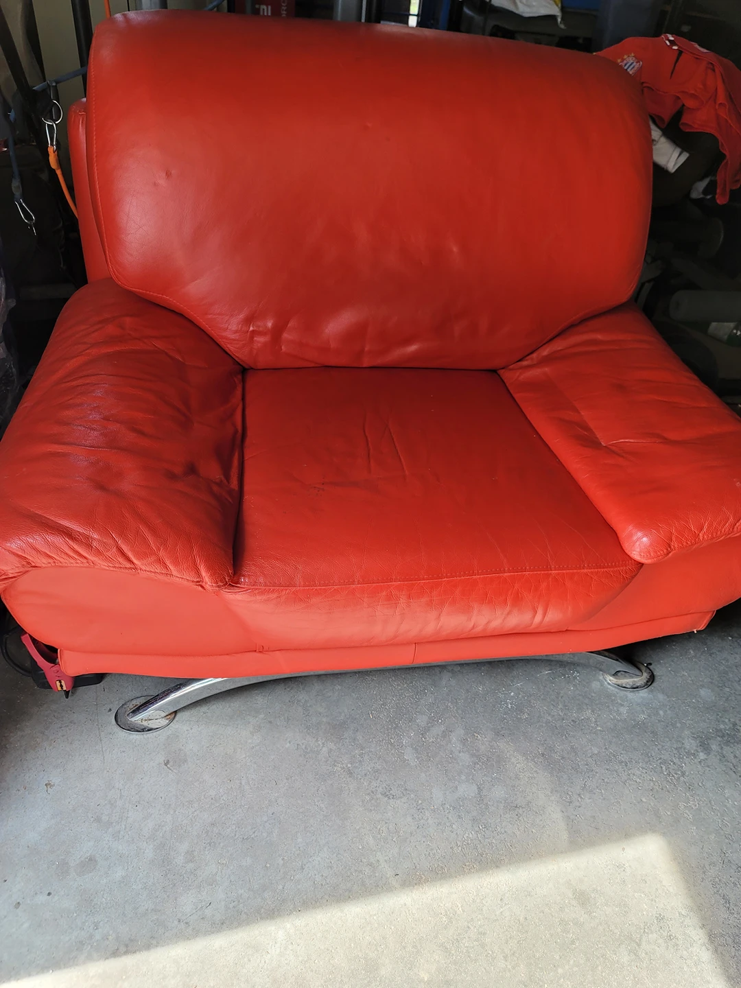 Italian leather sofa - photo 2