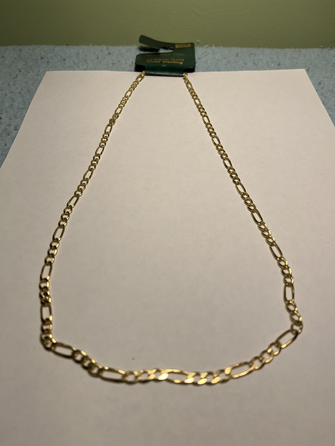 24K Gold Over Sterling Chain {Men’s} thumbnail