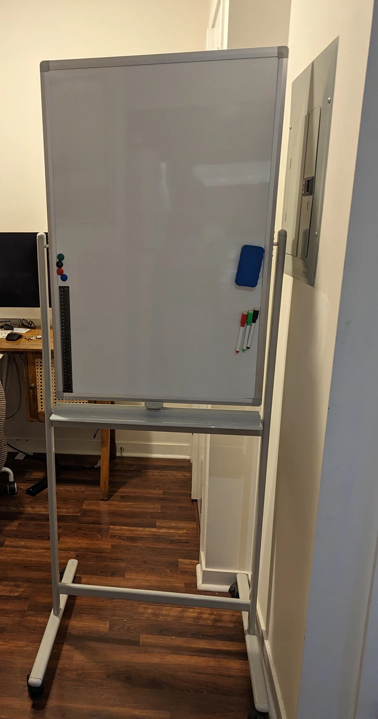 medium sized white board - great condition thumbnail