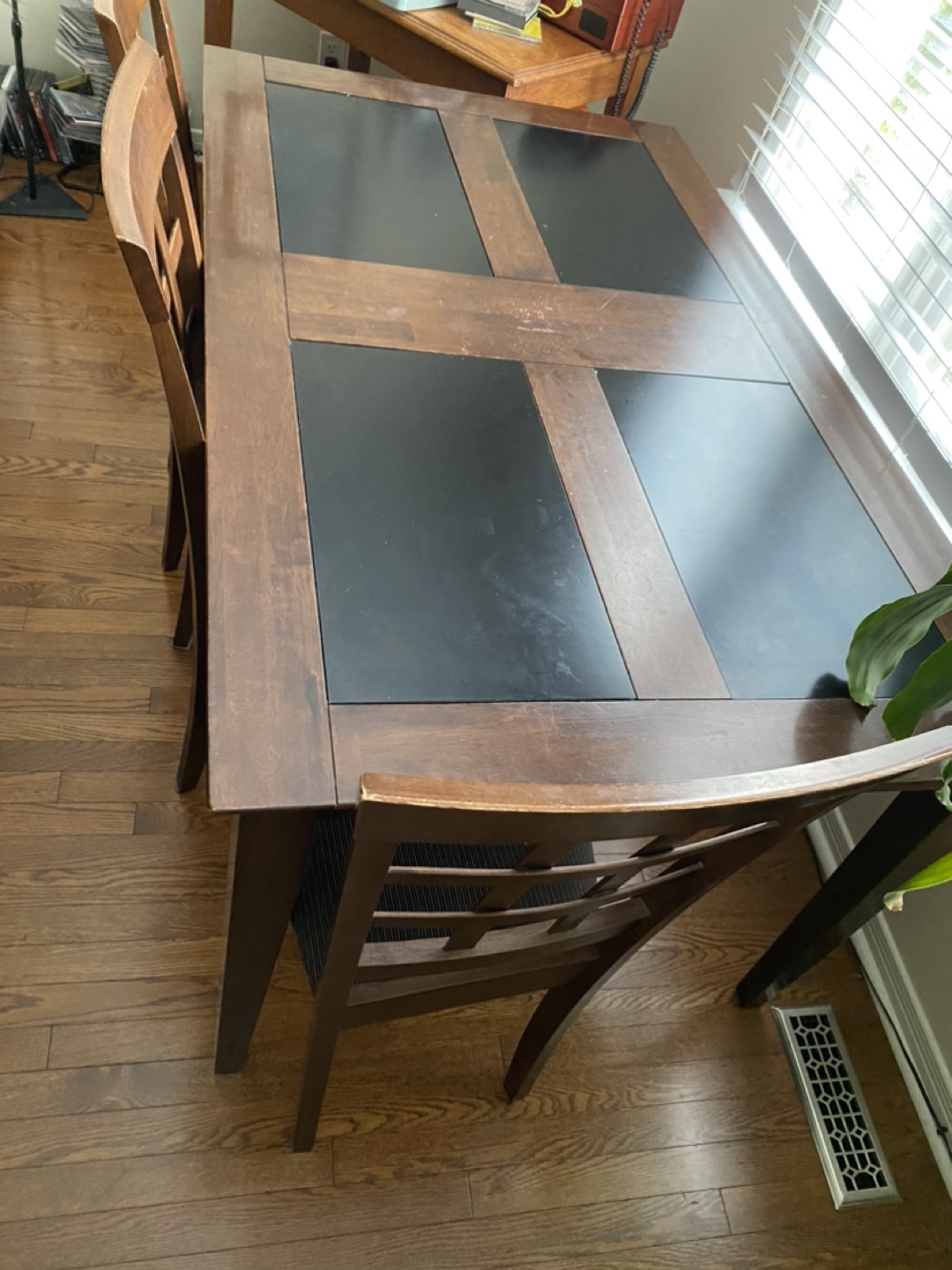Dining room table with 3 chairs - photo 2
