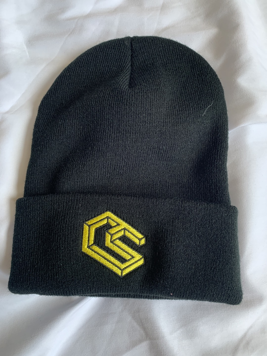 Unisex Black beanie thumbnail