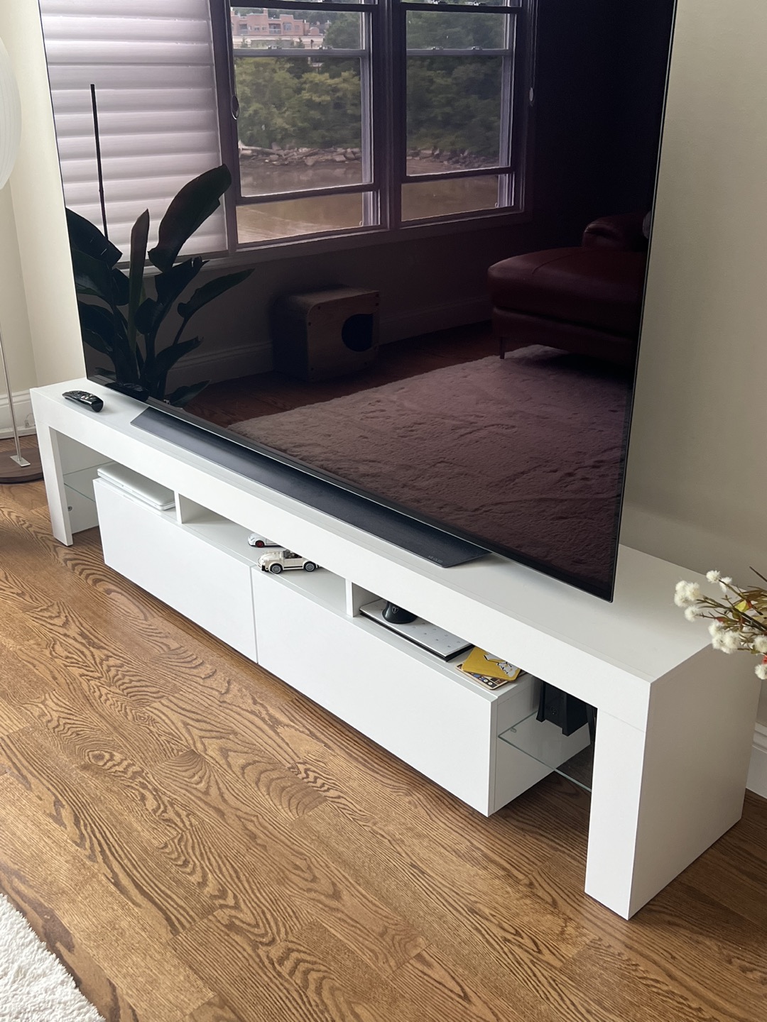 TV stand used for only 7months - photo 2