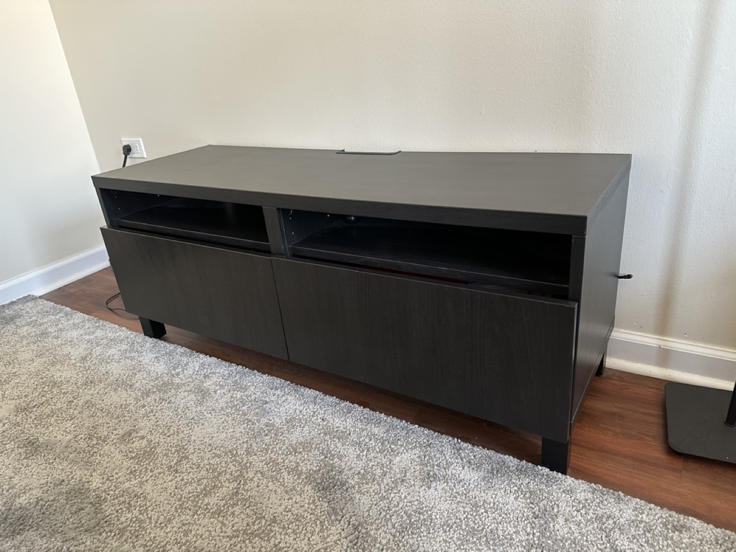 TV unit with 2 drawers (BESTA model-IKEA)