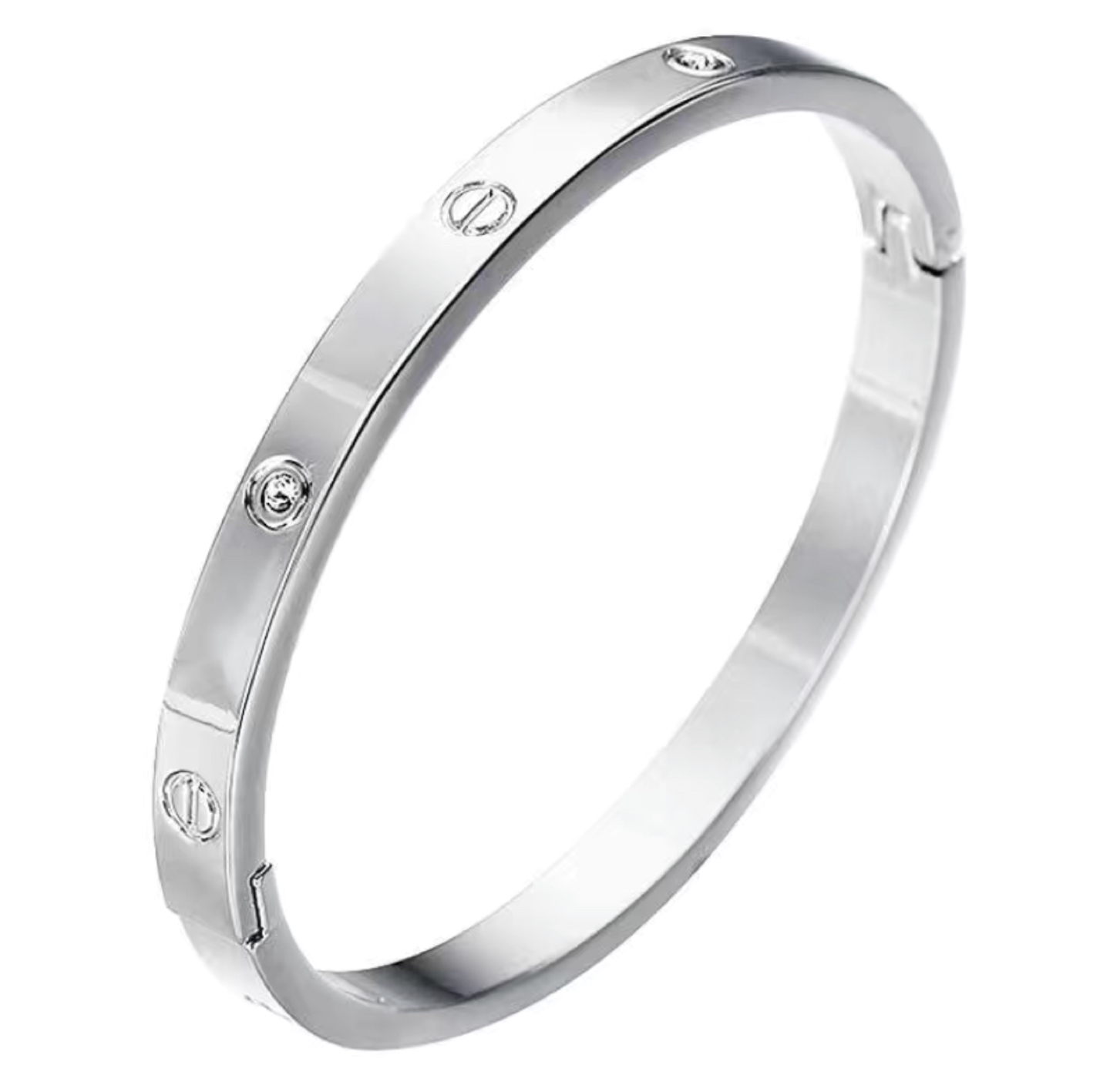Cartier Silver Love Bracelet Dupe thumbnail