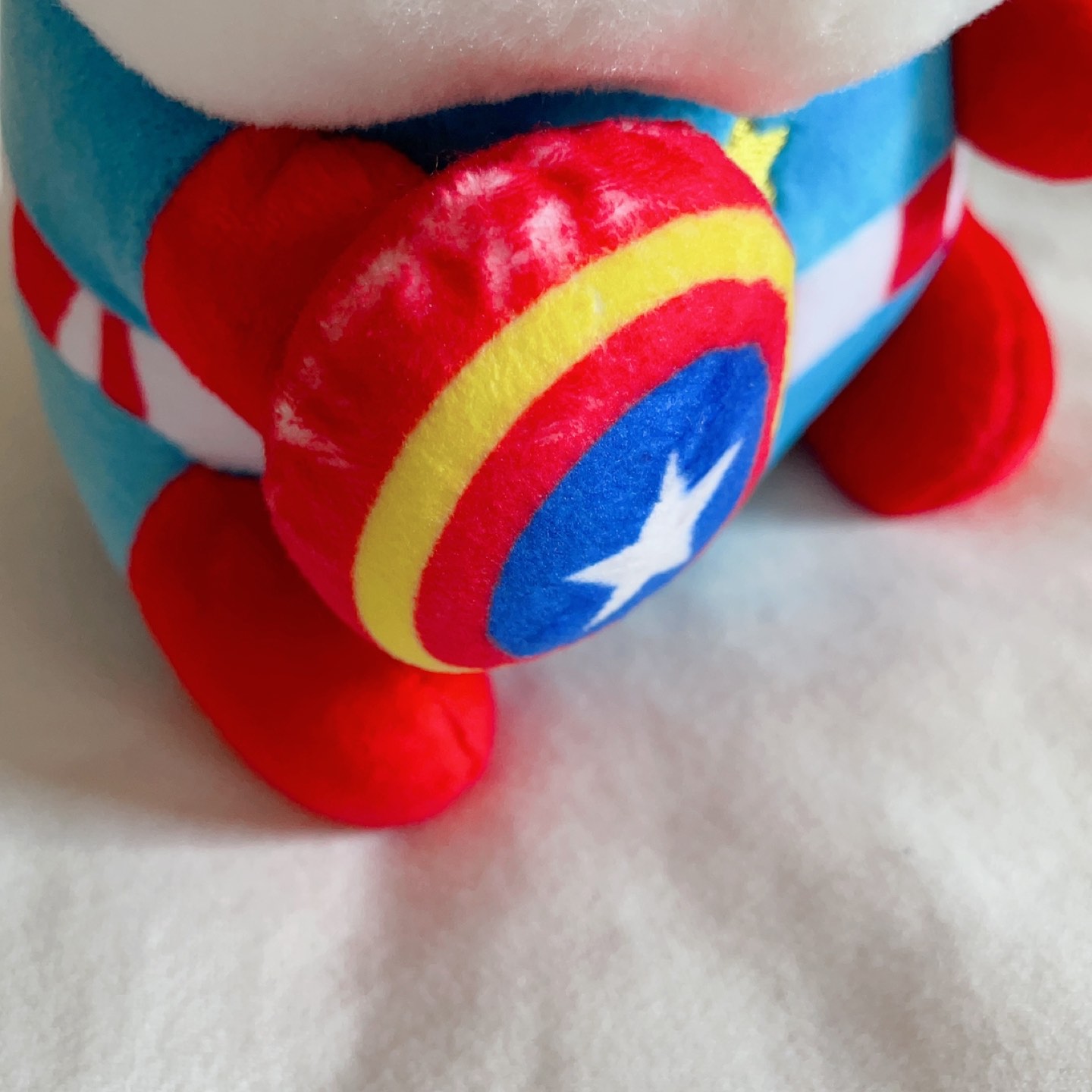 Mashimaro Captain American Plushie 🌱 image indicator(3)