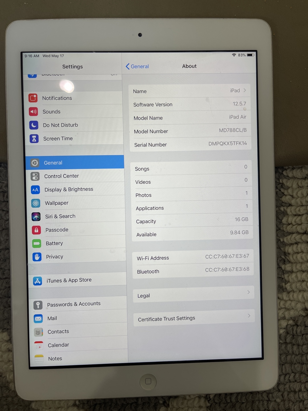 iPad Air 16 GB - photo 4