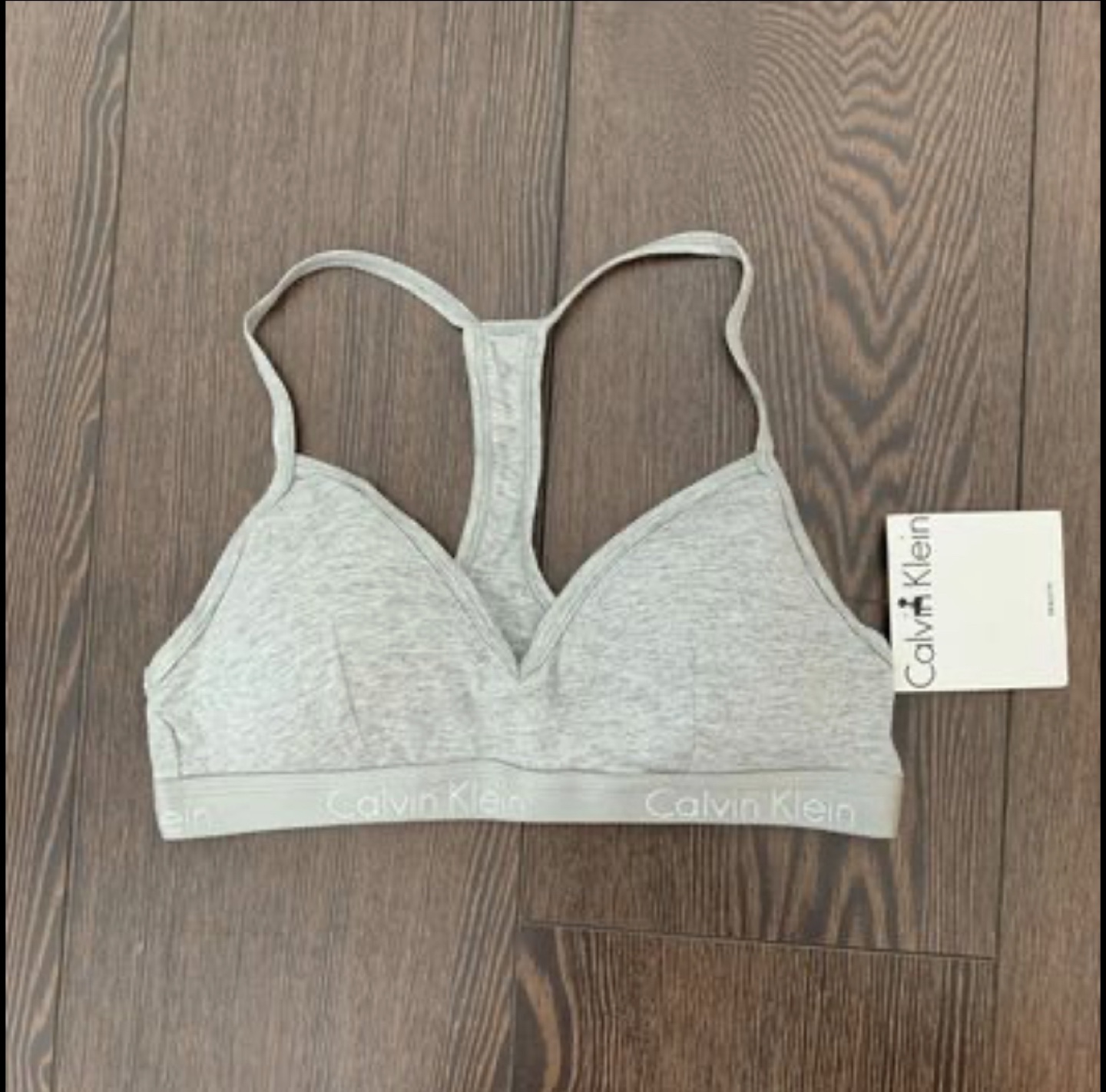 Calvin Klein Grey Bralette thumbnail
