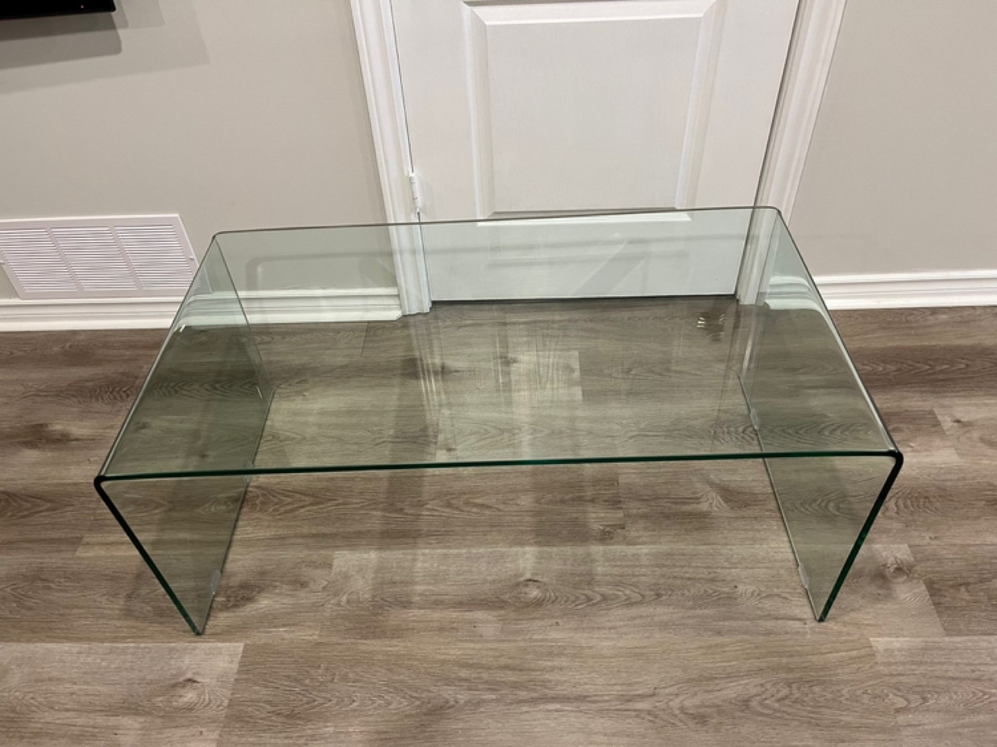 Tempered glass waterfall coffee table - photo 3