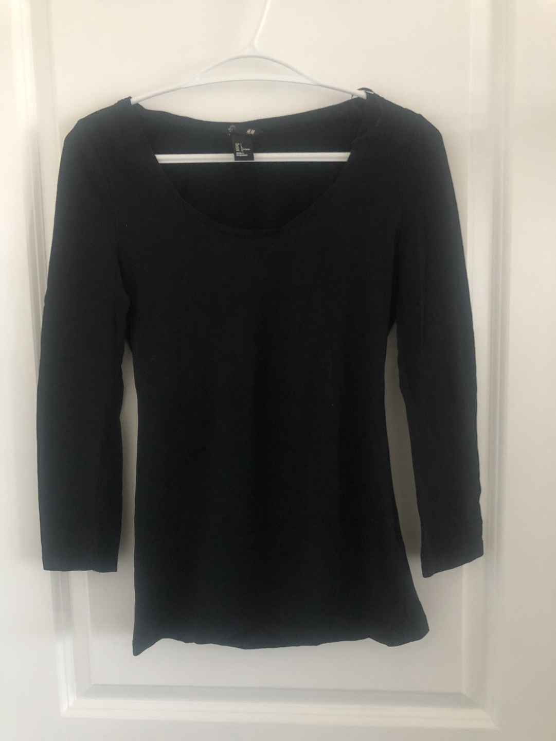 Black H&M long sleeve top