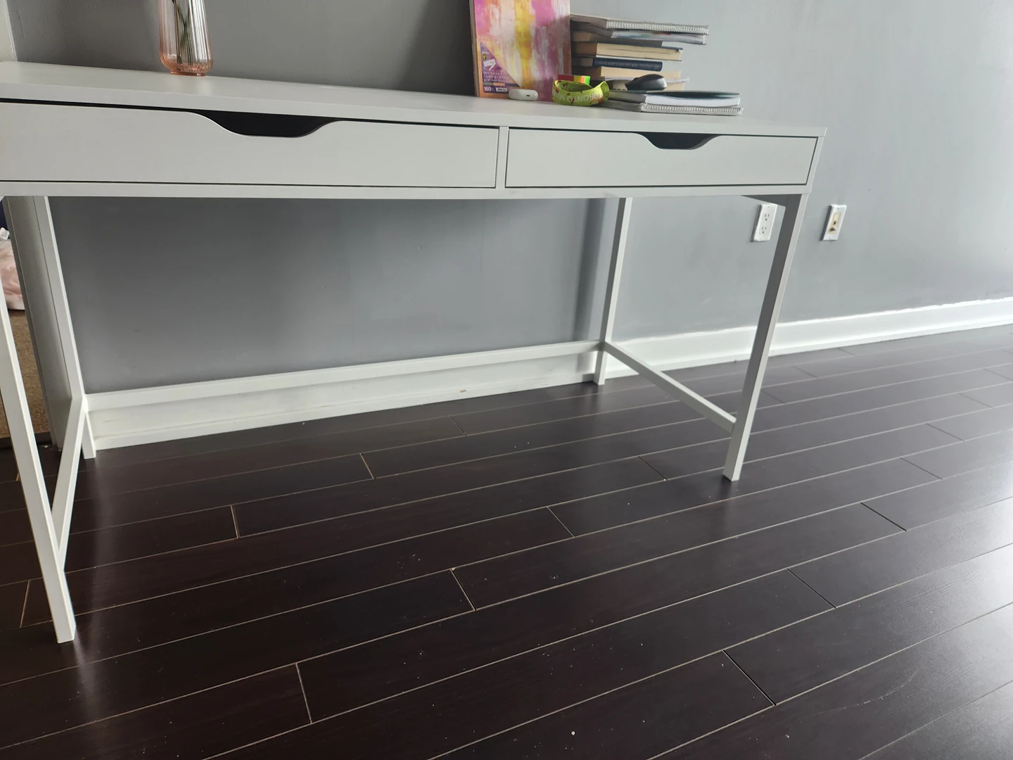 FINAL OFFER- IKEA Office Desk - Alex White 52inch - photo 4