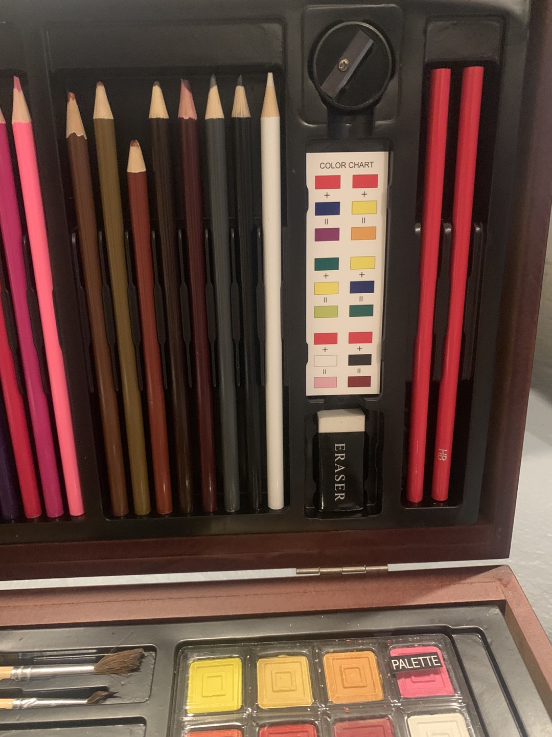 Art 101 Doodle and Color 142 Pc Art Set in a Wood Carrying Case image indicator(6)