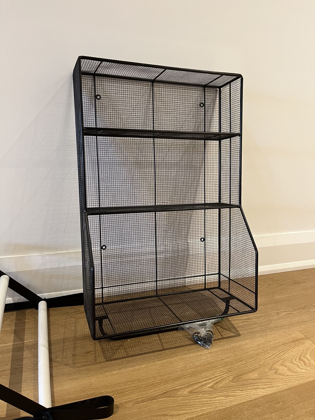 Linon Home Decor Distressed Wall Storage Organizer