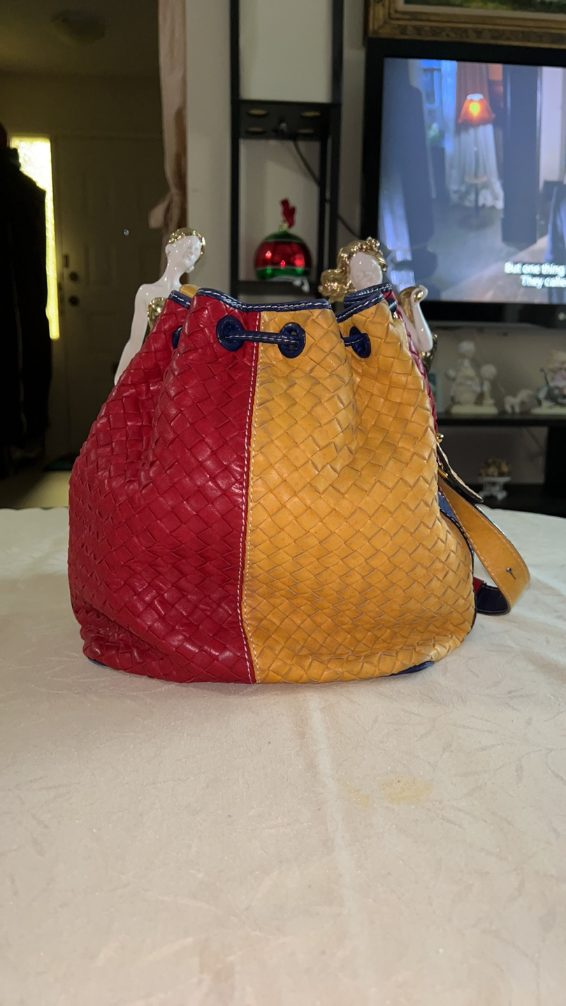 Bottega Veneta Multicolour Woven Bucket Bag - photo 2