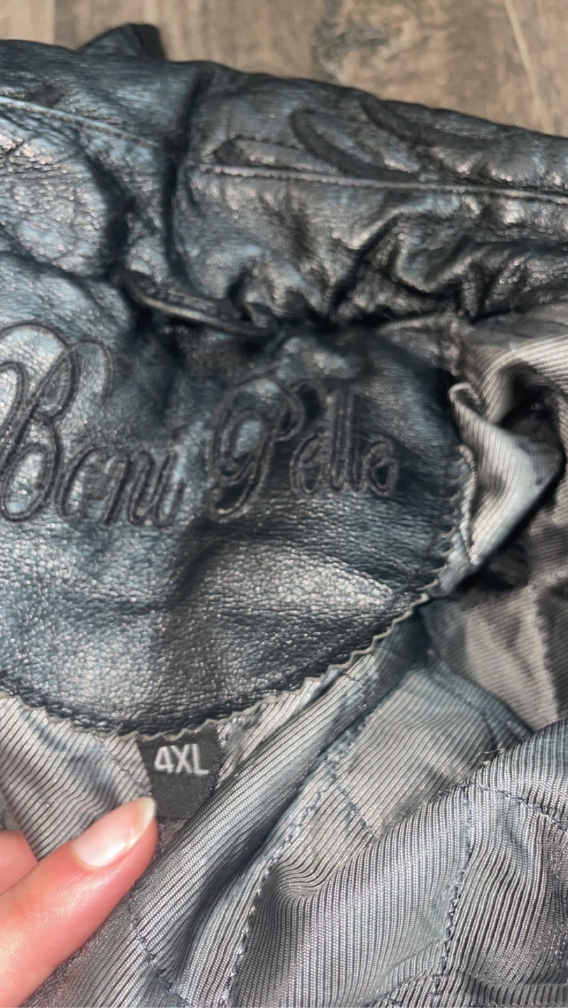 vintage genuine leather jacket - photo 3