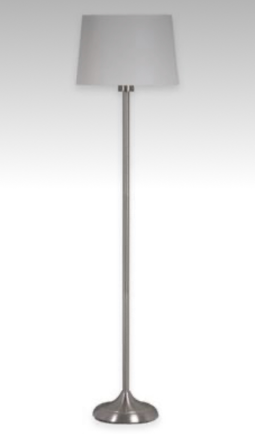 Adesso Brooke Floor Lamp in Brushed Steel - photo 4