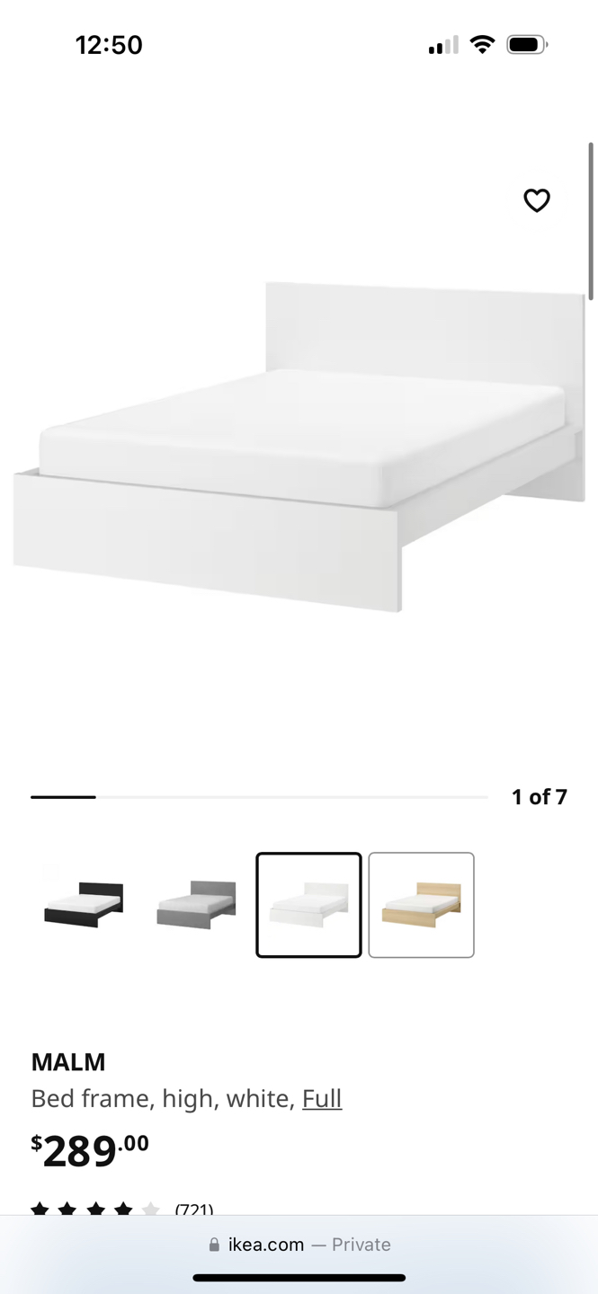 IKEA MALM FULLSIZE BED - photo 4