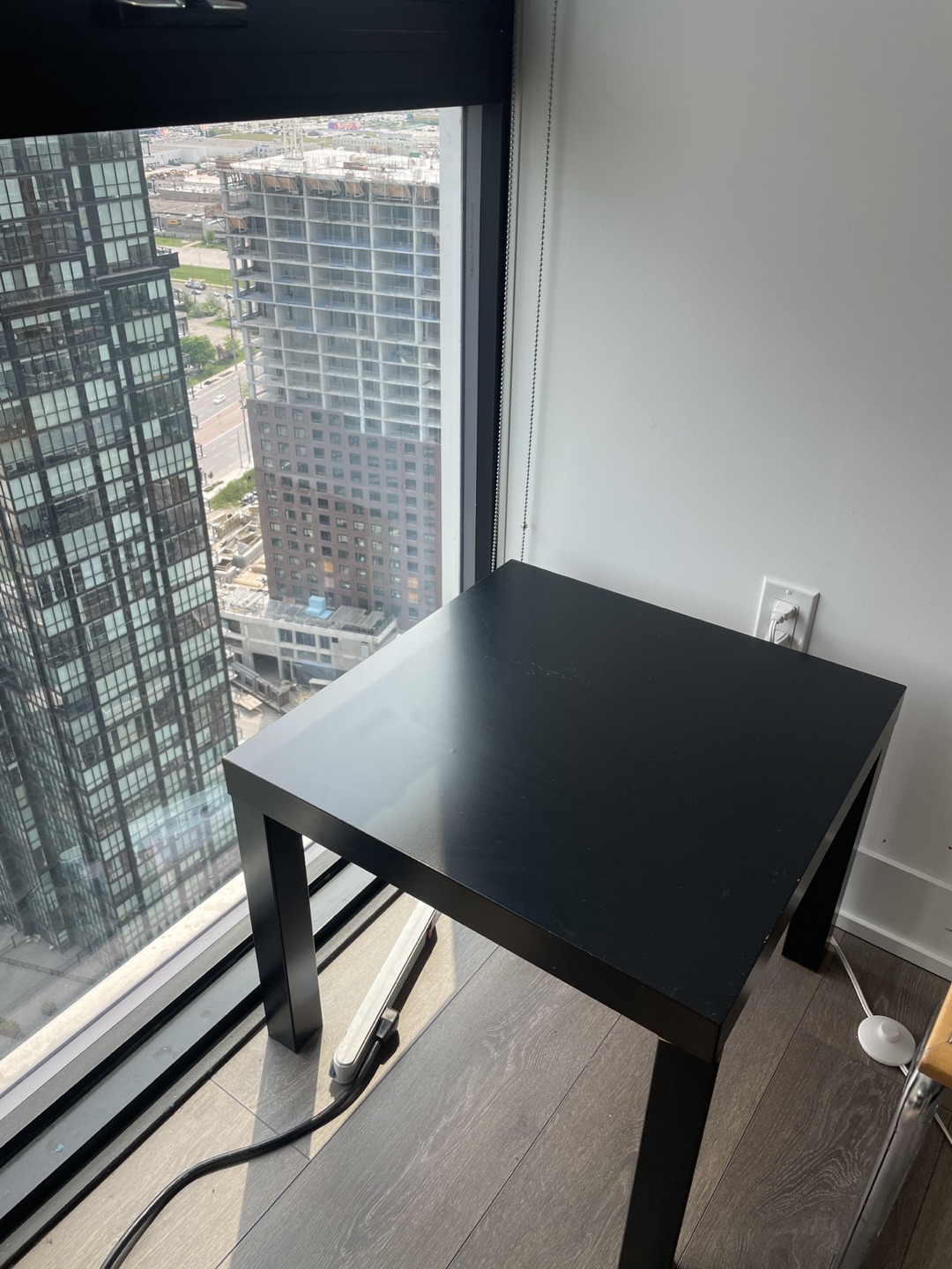 Two Ikea LACK side table