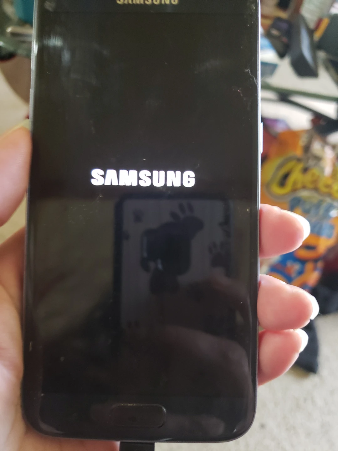 Samsung Galaxy S7 Phone with Charger