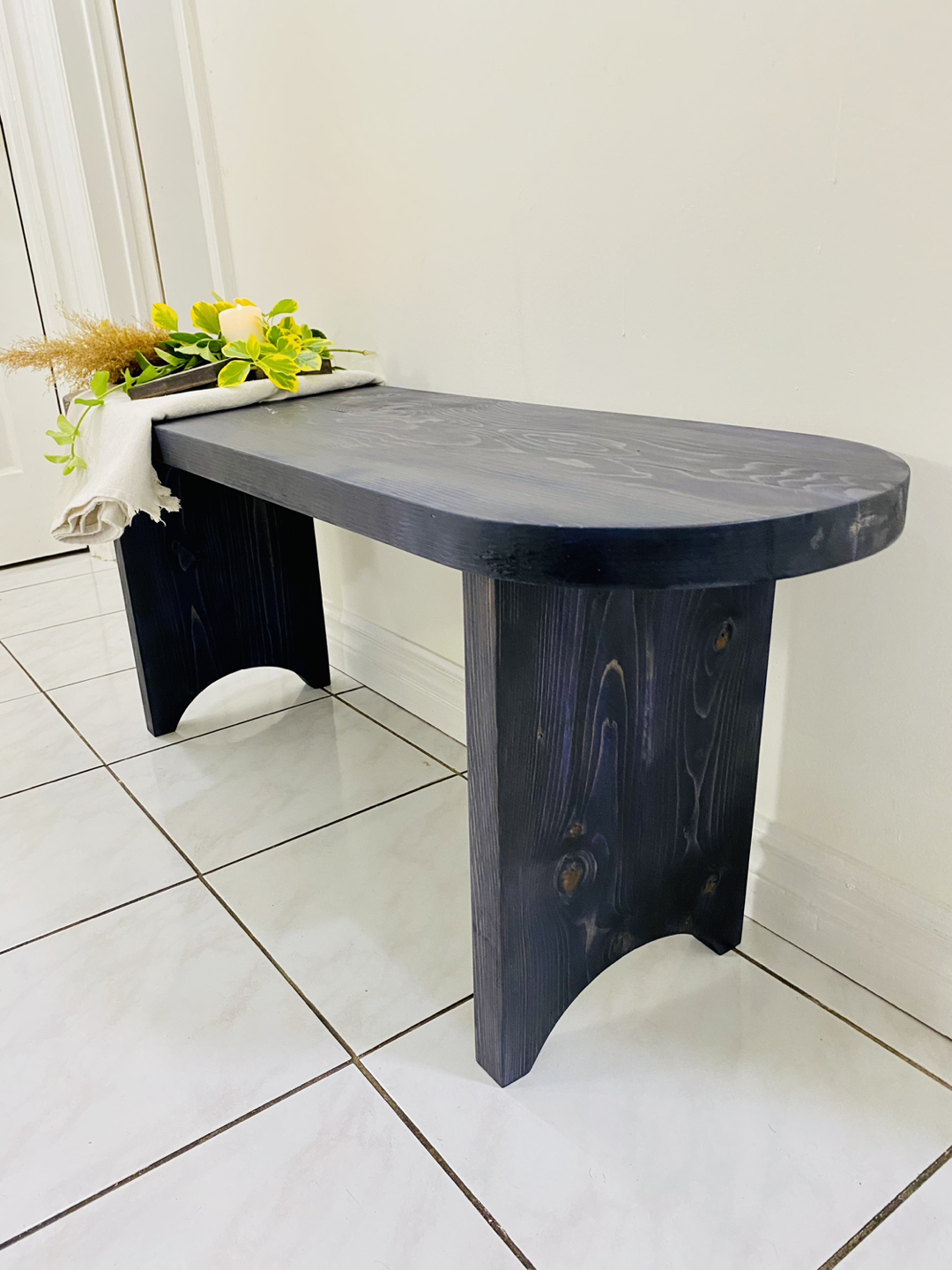 Custom built ovel bench - photo 3