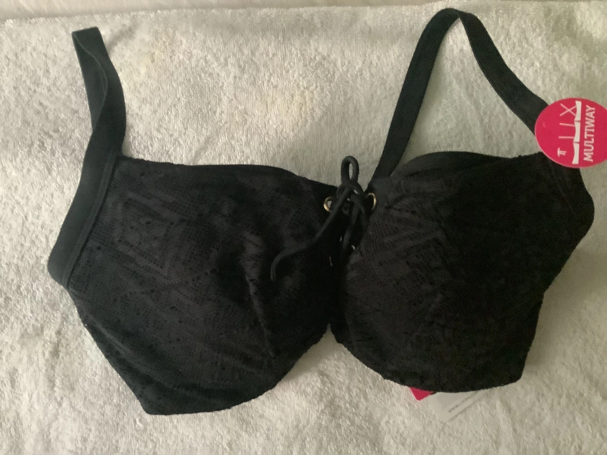 Black Bikini swimsuit top image indicator(2)