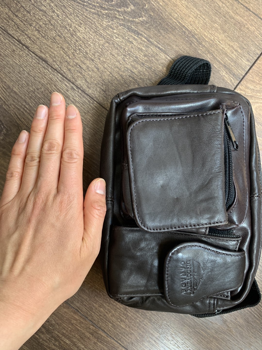 Unisex Brown fanny pack image indicator(5)