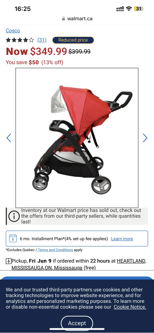 Baby fold troller Cosco - photo 2