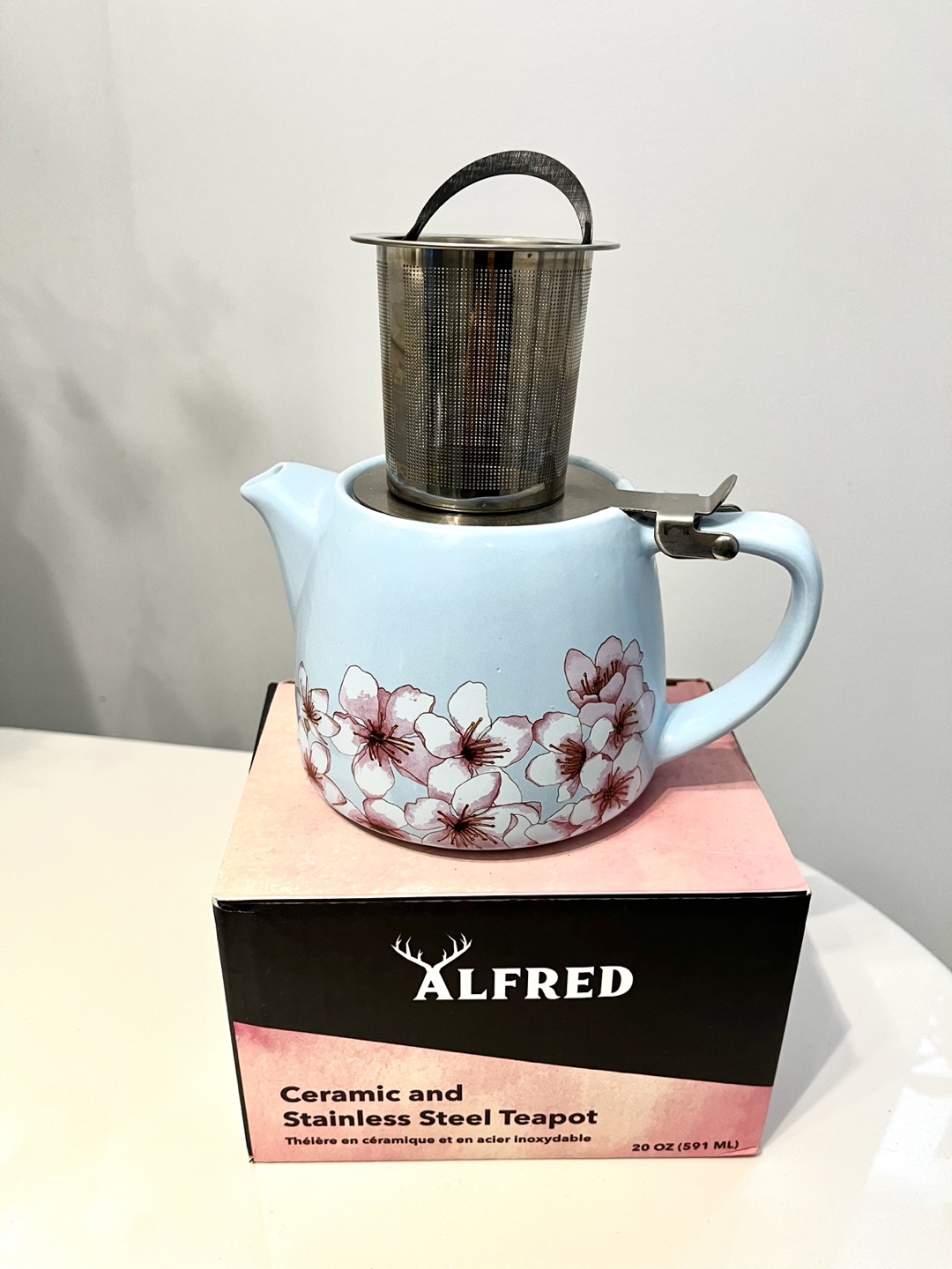 🌱 Brand new Alfred cheery blossom  Ceramic teapot. - photo 3