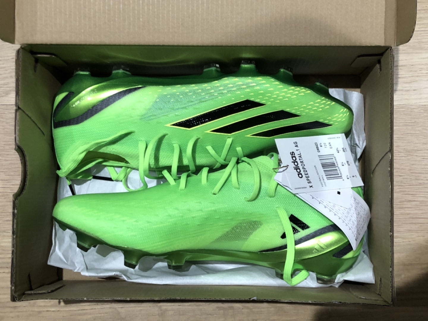 Adidas X Speedportal.1 AG sole US 9