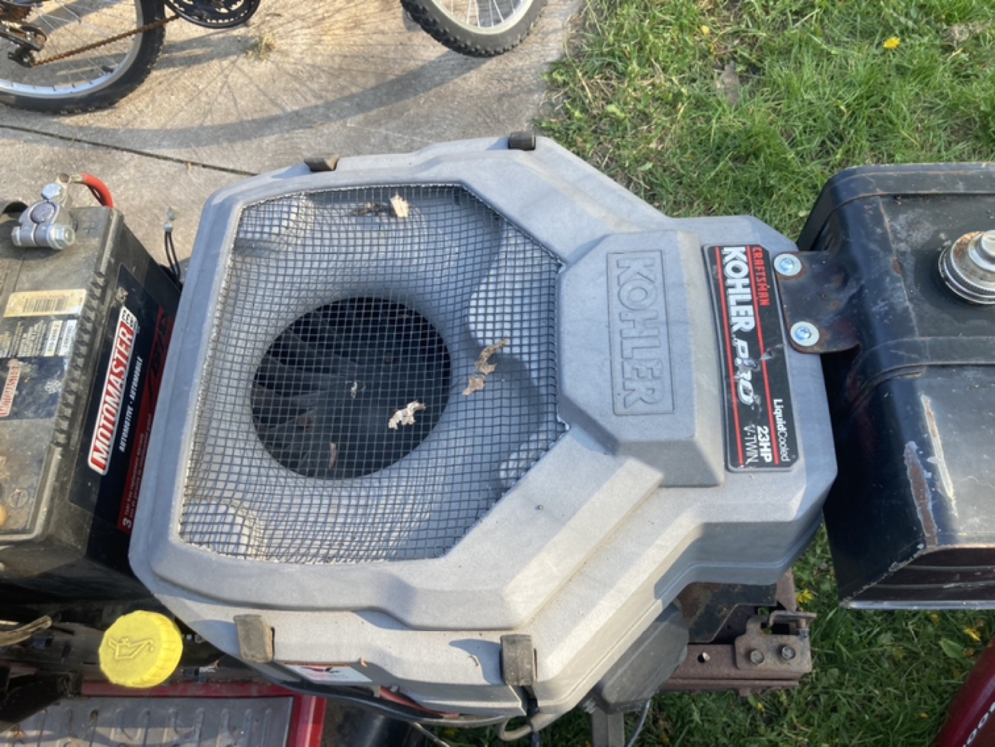 Sears 24V twin liquid cooled gas tractor - photo 5