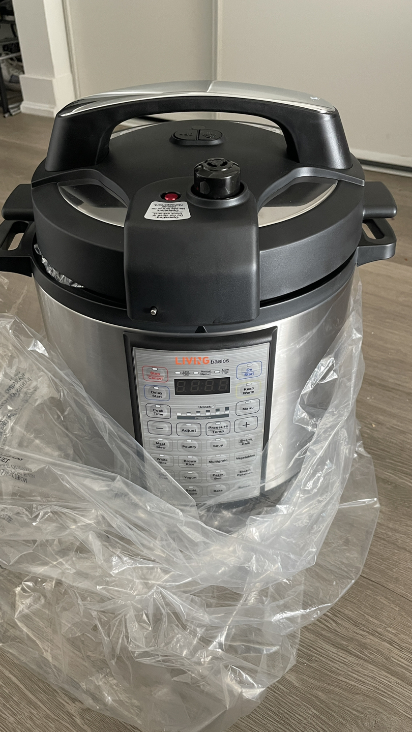 New 6 quart 18-1 programming pressure cooker