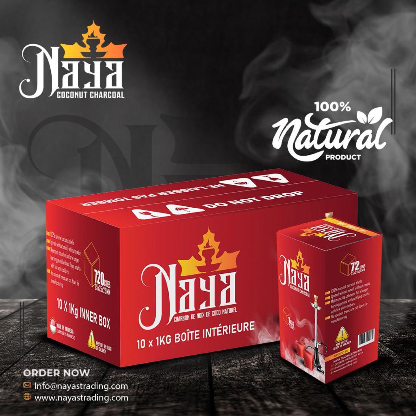 Coconut charcoal