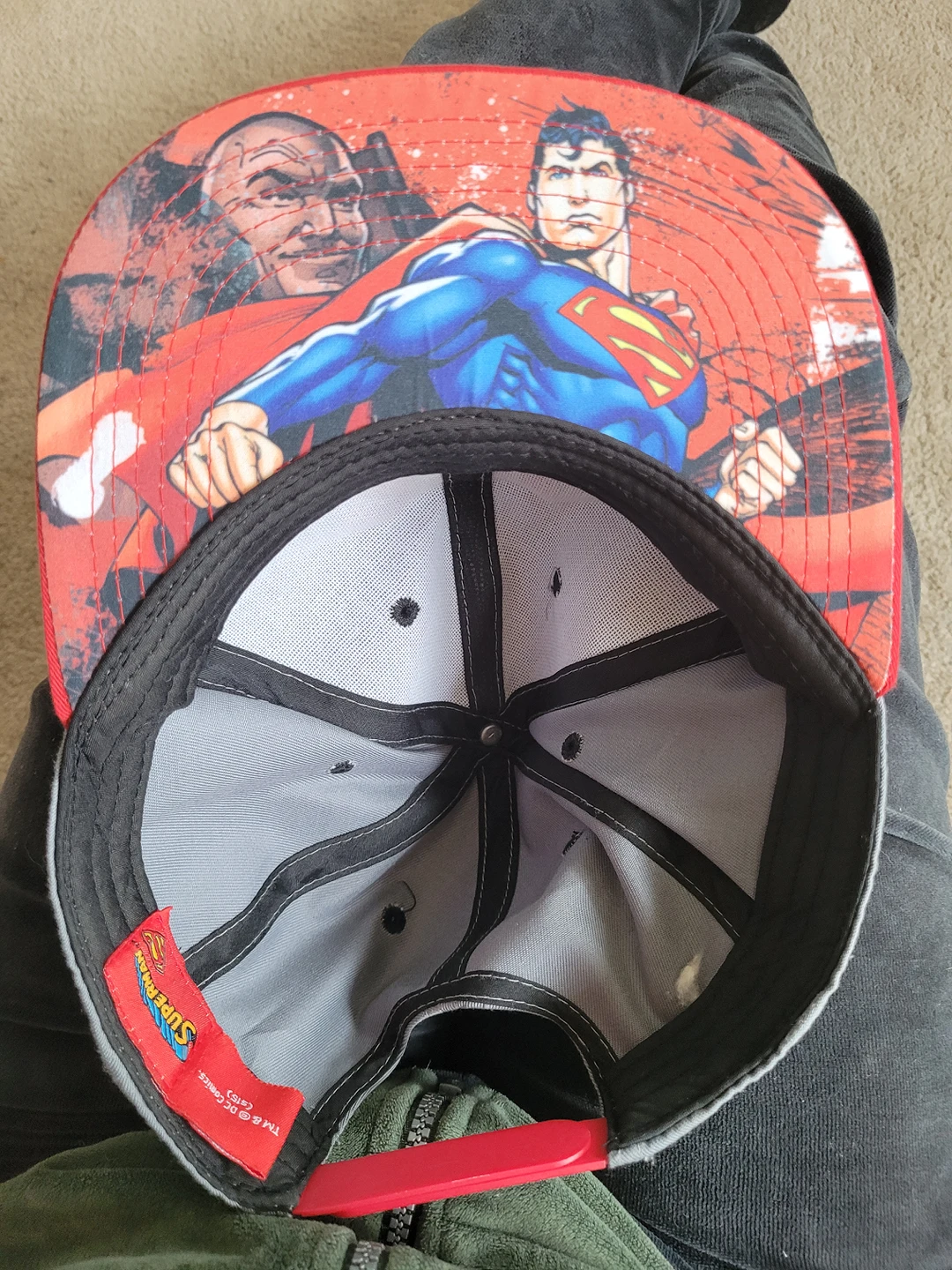 Grey Superman Snapback - photo 2