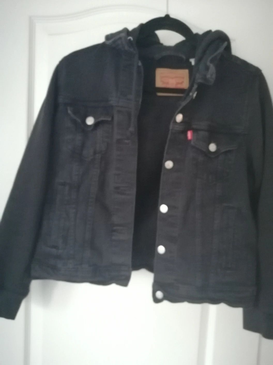 Jean Jacket Levis with Sweater Sleeves
