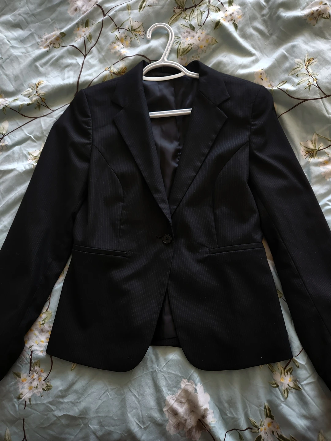 Black striped Formal Blazer Size M