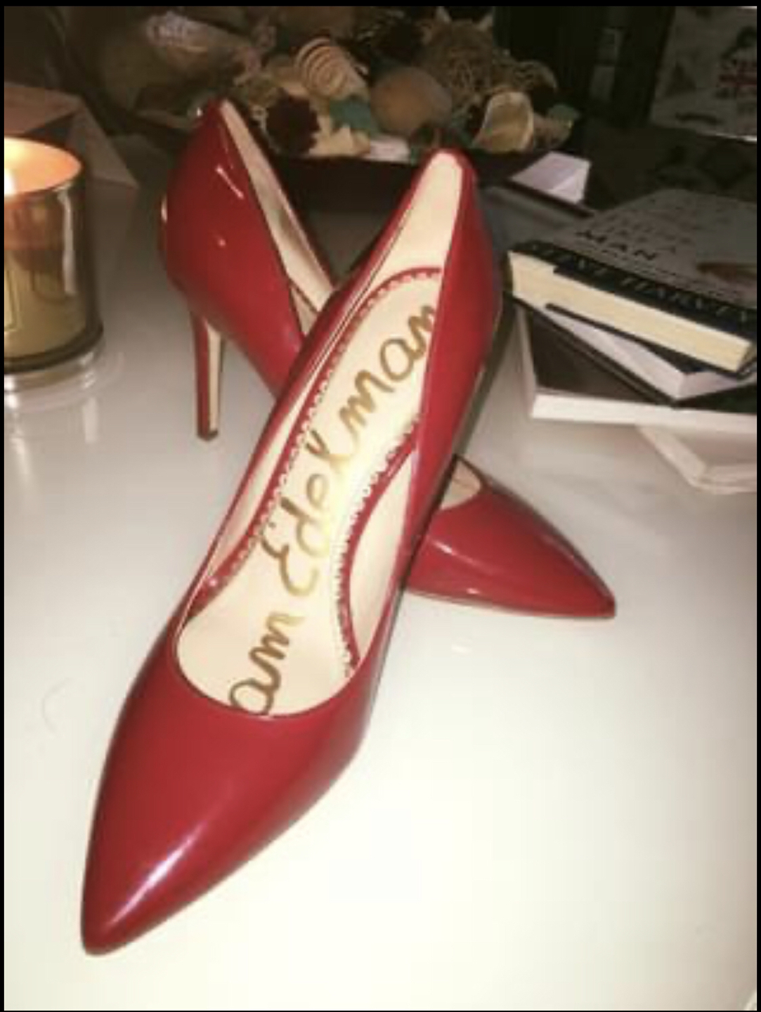 Sam Edelman red pumps