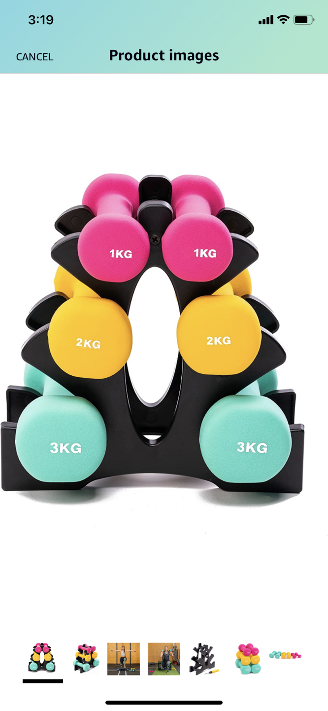 (1kg/2kg/3kg) Dumbbells Set